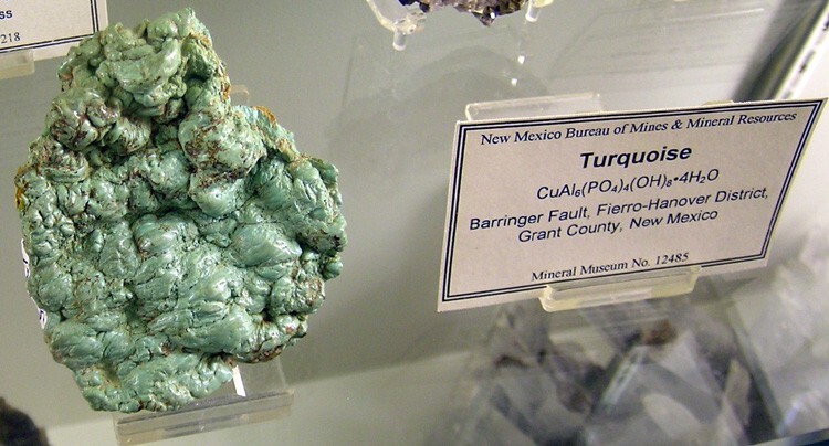 Turquoise from Grant County, New Mexico, USA