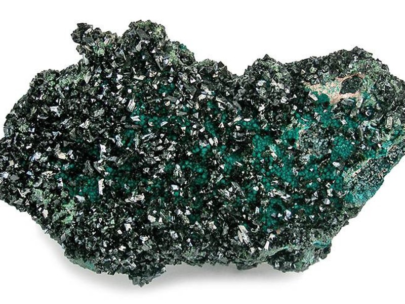 Bright Green Malachite Crystals on Matrix Natural Display Specimen 5.8 x 4.6 x 5.1 cm, High-Quality Mineral
