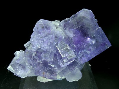 2 side Gem clear Fluorite La Viesca Mine A well formed glassy crystal all around 4.75 inch Asturias Spain