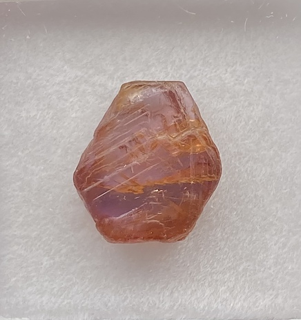 Saphir Orange Brut (Rough) D'Umba, Tanzanie - 3.25 Carats - Non Traité - Neuf Avec Étiquettes