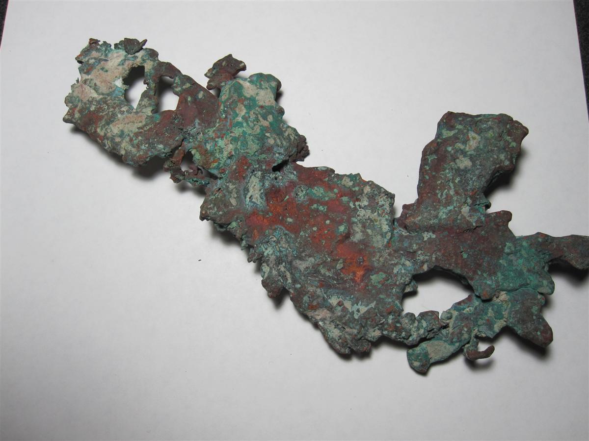 Techniques for Collectors : Cleaning native copper